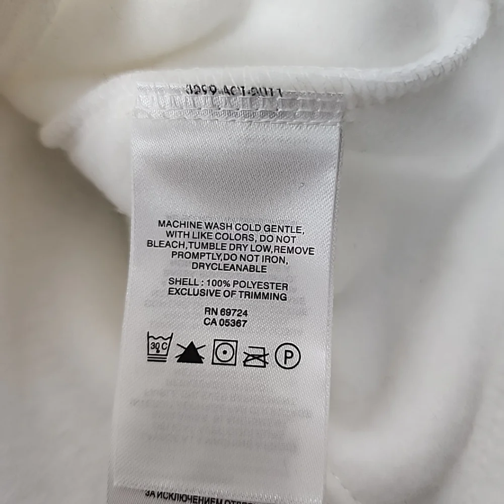 Columbia NEW Three Rivers Fleece Vest Cream Full Zip Zipper Pockets Size Large - Picture 8 of 9